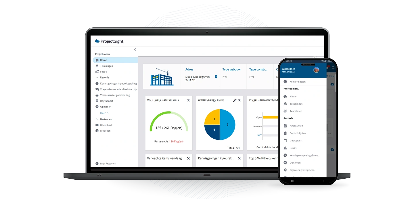 MX: Product - ProjectSight - Overview - Project Management Software for Construction - Inline Media - Total project and site management - Image