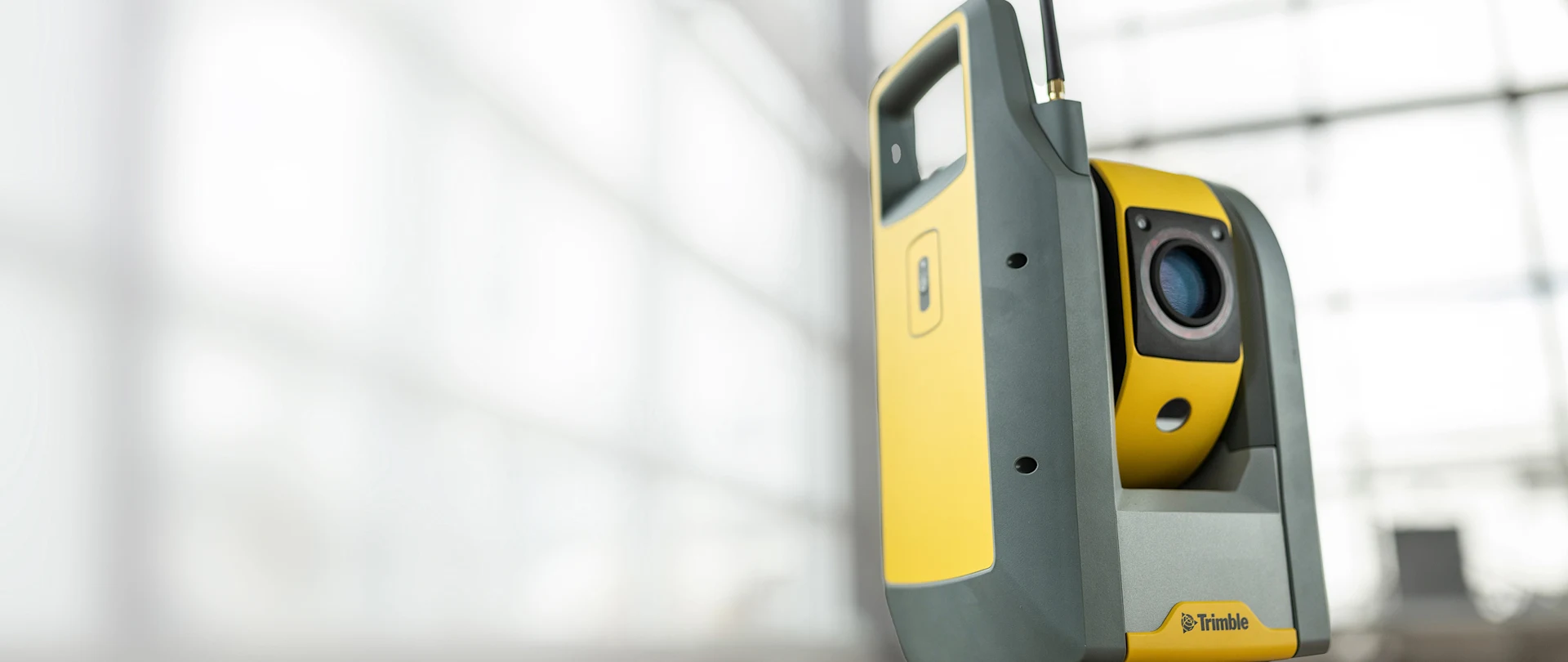 View of the Trimble Ri system in a construction site