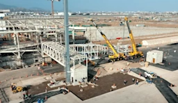 Airport construction site in Peru