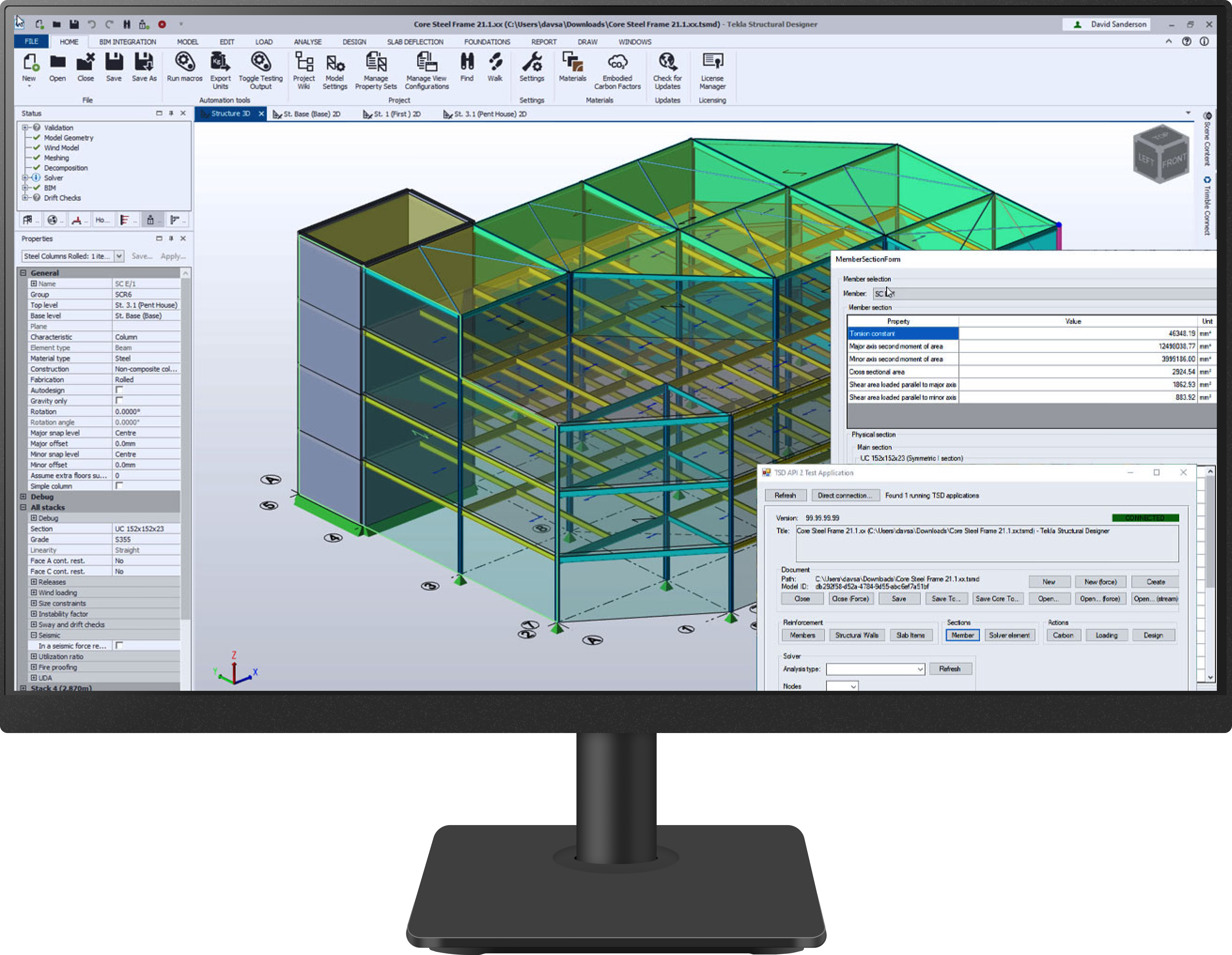 MX: Solutions - Industries - Tekla Tedds - Tekla Structural Designer - Product Recommendation - Image