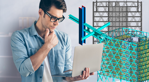 MX: Product - Tekla Structural Designer - Inline Media - Transform the way you work - Media Section - Efficient structural design - Image