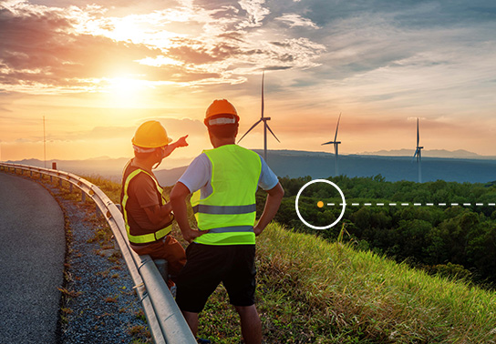 technology positioning remote wind farm