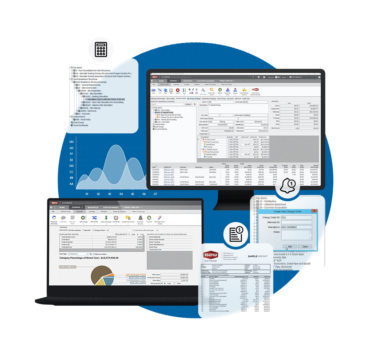 MX: B2W Employee App - Construction Time Tracking Software - Product Recommandation - Image