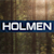 Logo of Holmen featuring a forest with sunlight filtering through trees in the background.