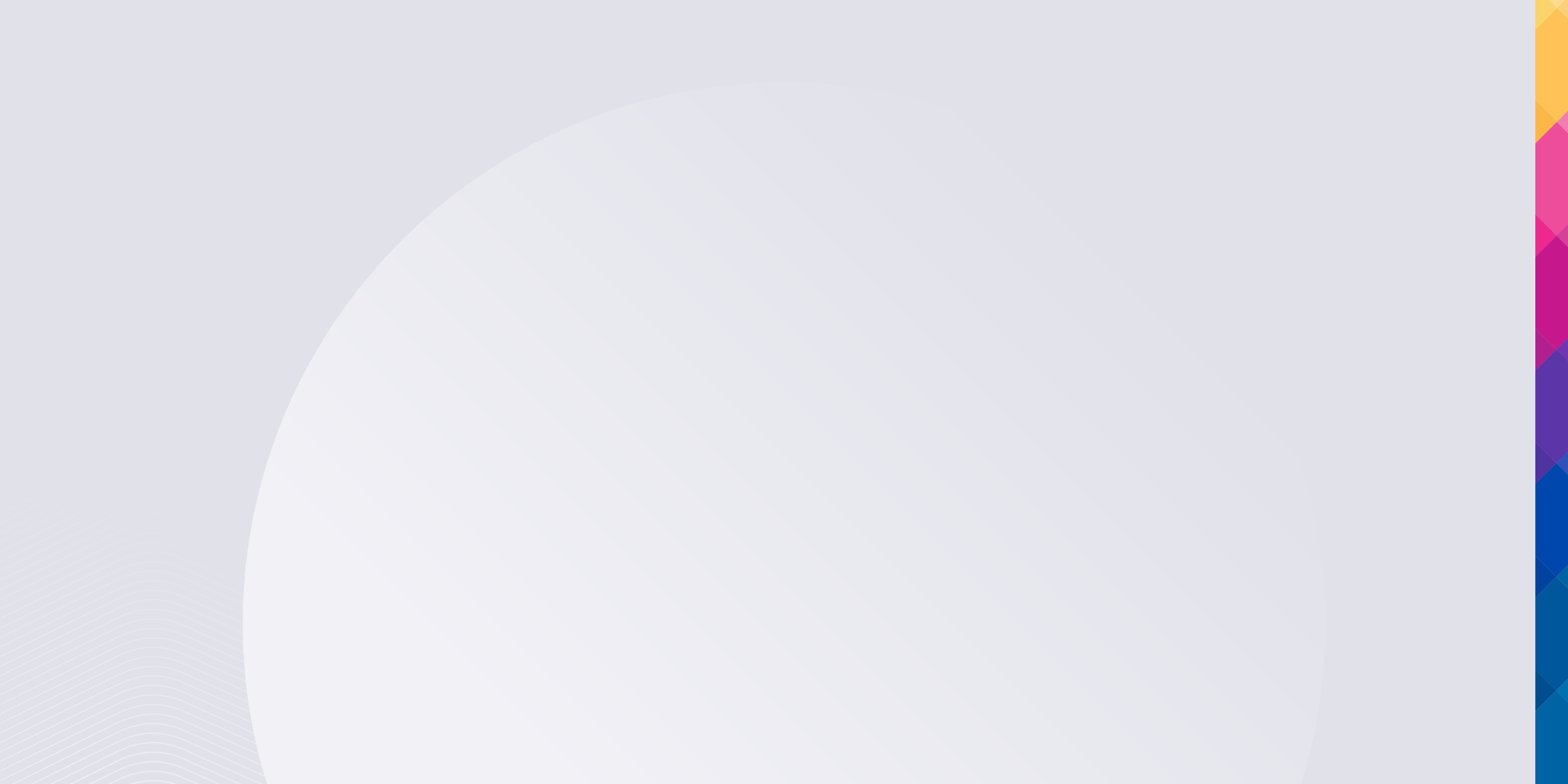 A minimalist Trimble-branded light gray gradient background featuring a subtle circular arc and a vertical strip of colorful squares on the right.