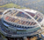 Aerial view of Wembley Stadium during construction phase using BIM software by Trimble Tekla