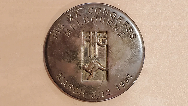 1994: Coin from conference in Melbourne, Australia