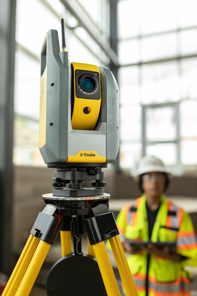 Trimble Ri in einem Lager