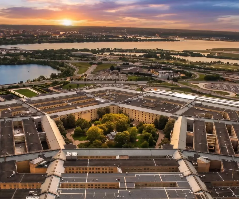 Le Capitole à Washington, DC, au crépuscule