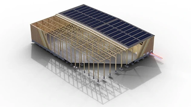 BIM model created with Tekla Structures for One Click LCA