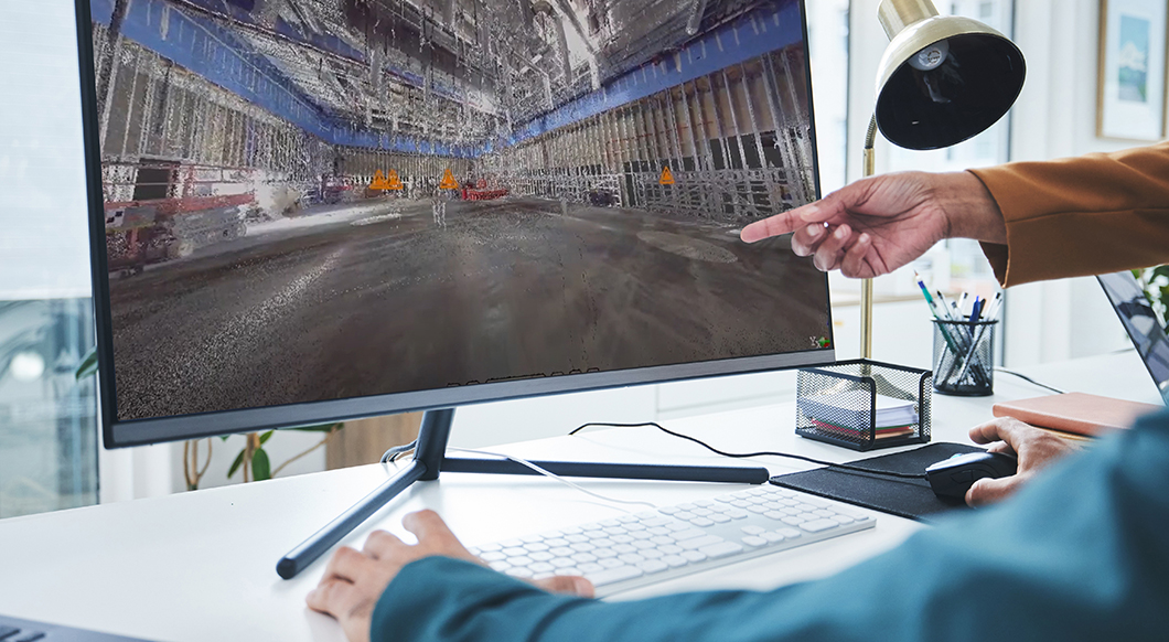 Trimble realworks on a desktop