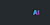 AI-themed graphic with a glowing purple crescent and blue AI text on a dark background.