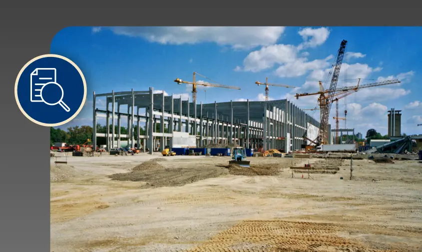 Construction project from Hill & Wilkinson using Document Crunch