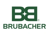 The Brubacher logo features a dark green stylized "BB" monogram above the company name in a bold, sans-serif font.
