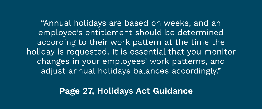Page 27 Holidays Act Guidance