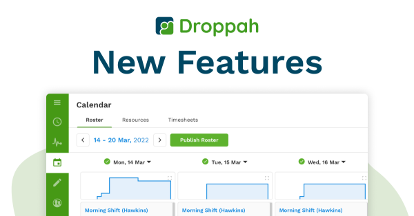 A Fresh Look + Upgraded Rostering Experience | Droppah | Blog