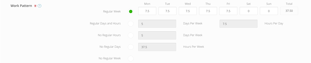 What is a work pattern? | PayHero