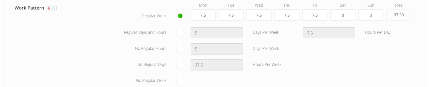 What is a work pattern? | PayHero