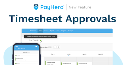 PayHero Timesheet Approvals | New Feature | undefined - Product Update PayHero Timesheet Approvals | New Feature | undefined - Product Update
