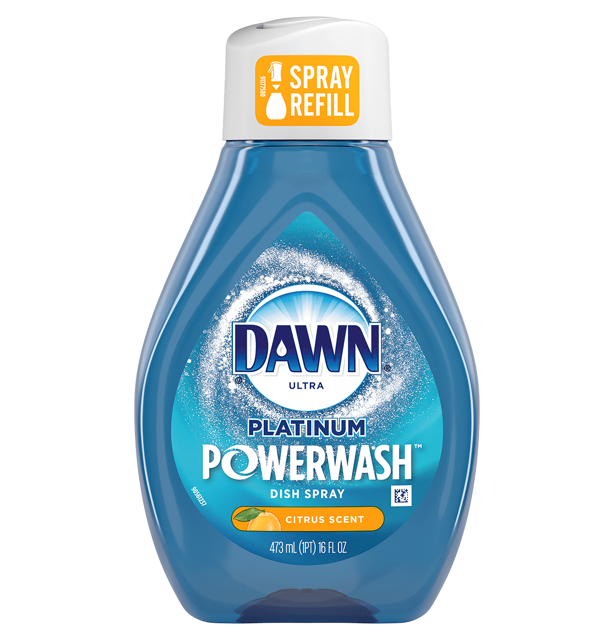 2 PACK DAWN PLATINUM Power wash 16oz ** DISH SPRAY** Dish Soap