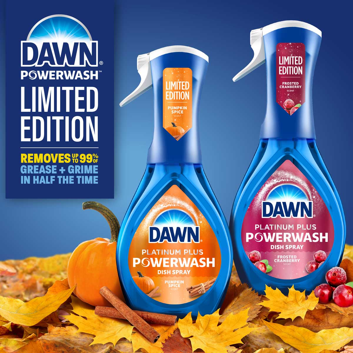 Dawn Powerwash Limited Edition - Removed Up To 99% Of Grease + Grime In Half the Time