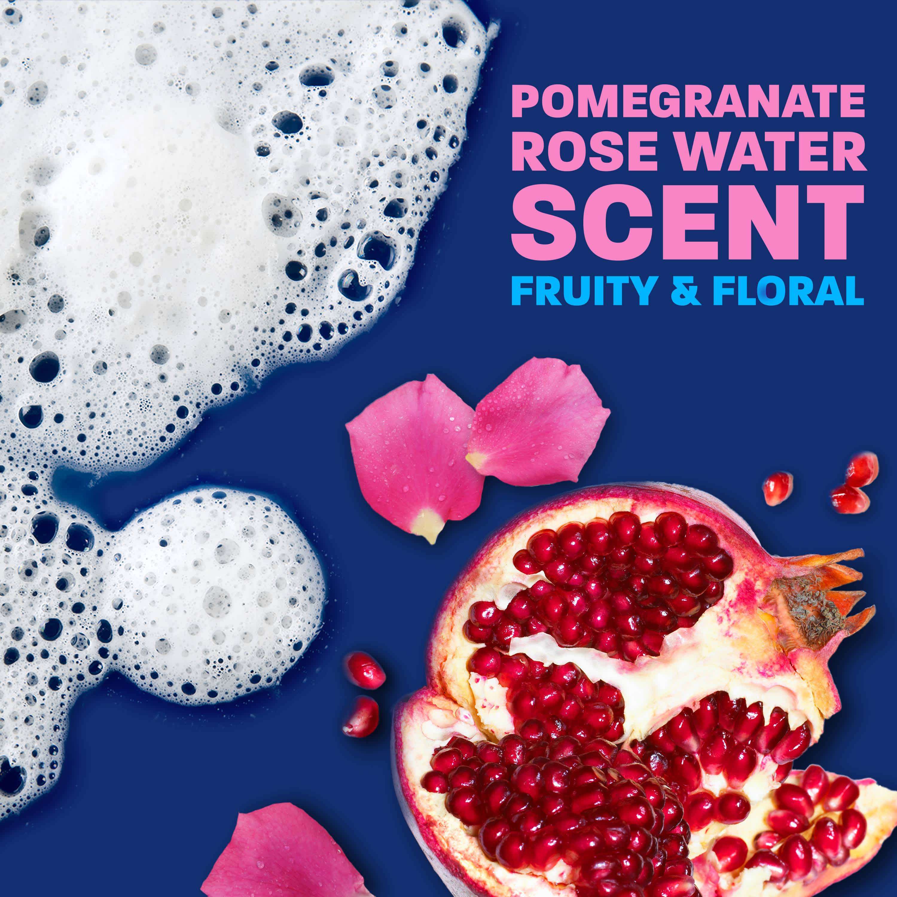 Pomegranate rose water scent - fruity & floral