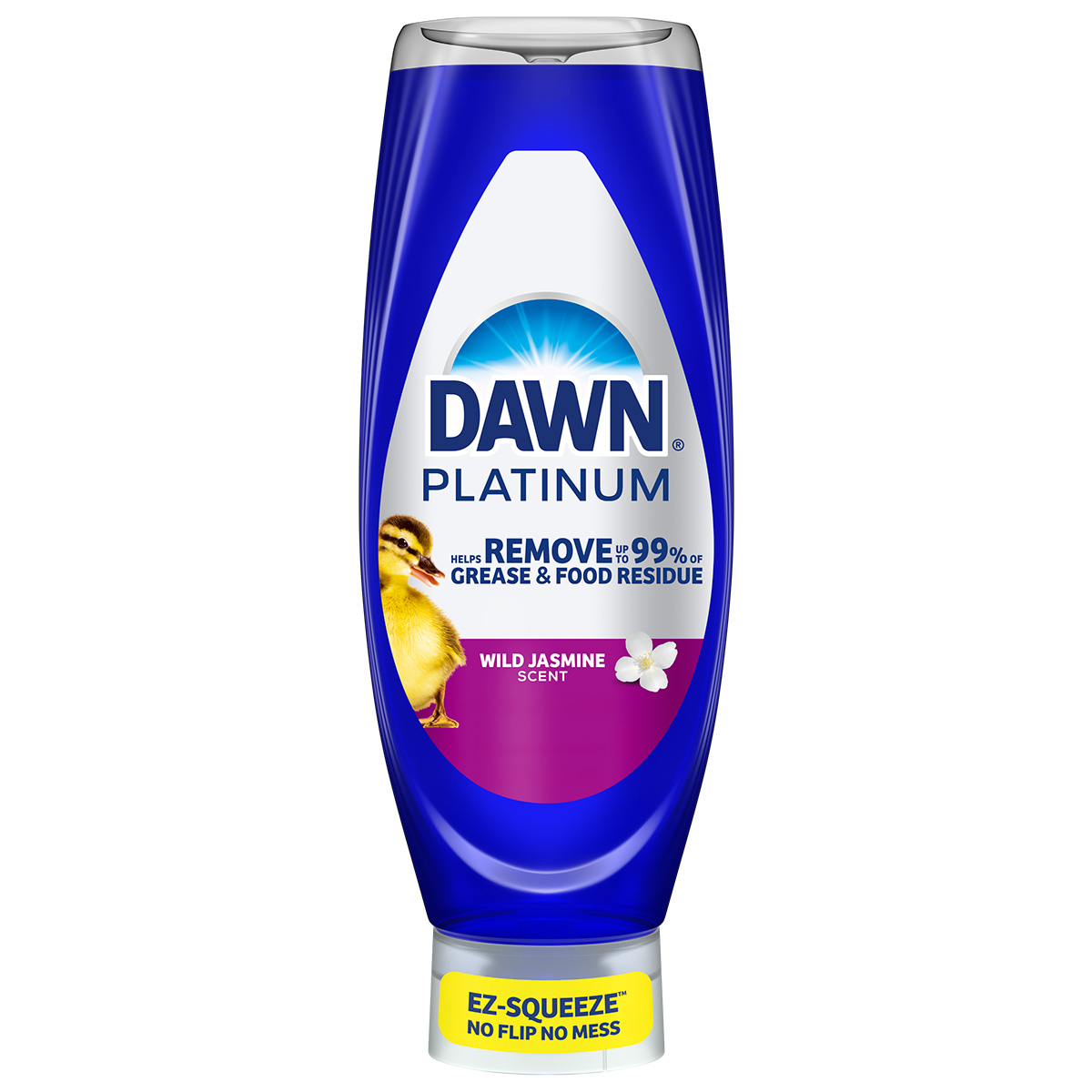 Dawn Platinum EZ-Squeeze Dish Soap, Dishwashing Liquid, Wild Jasmine