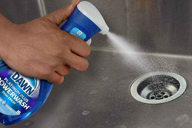 Use Dawn dish soap to clean garbage disposal