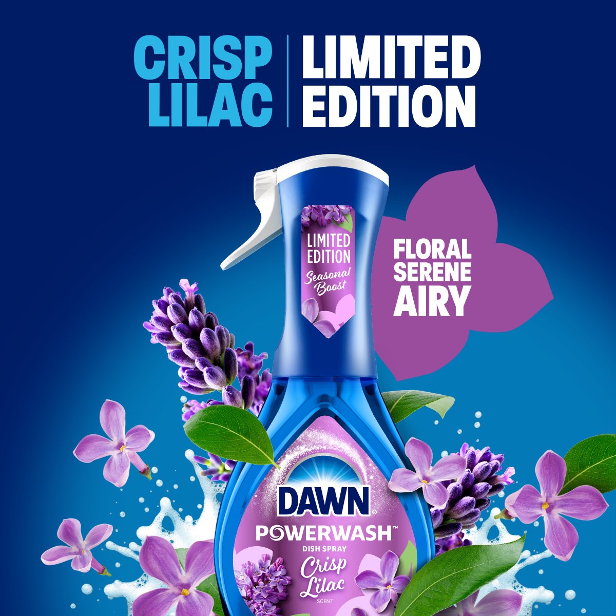 Dawn Platinum Powerwash Dish Spray, Crisp Lilac Scent | Dawn Dish Soap