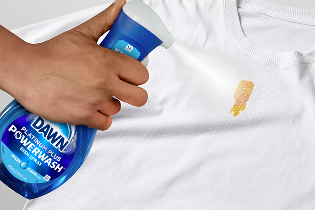 Dawn® Platinum dish soap for pretreating stains