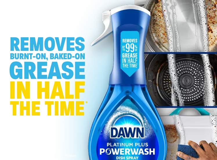 Dawn powerwash on the kitchen counter