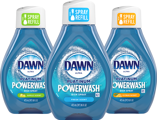 Dawn Ultra Starter Kit + Refill, Fresh Scent, Platinum Powerwash, Value Pack