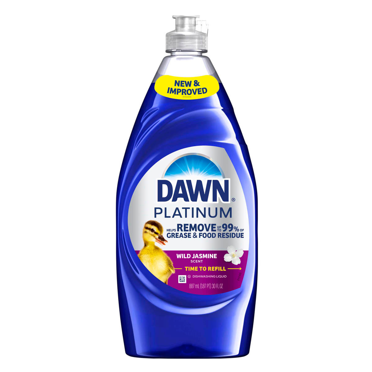 Dawn Platinum Dish Soap, Dishwashing Liquid, Wild Jasmine, 30 Fl Oz