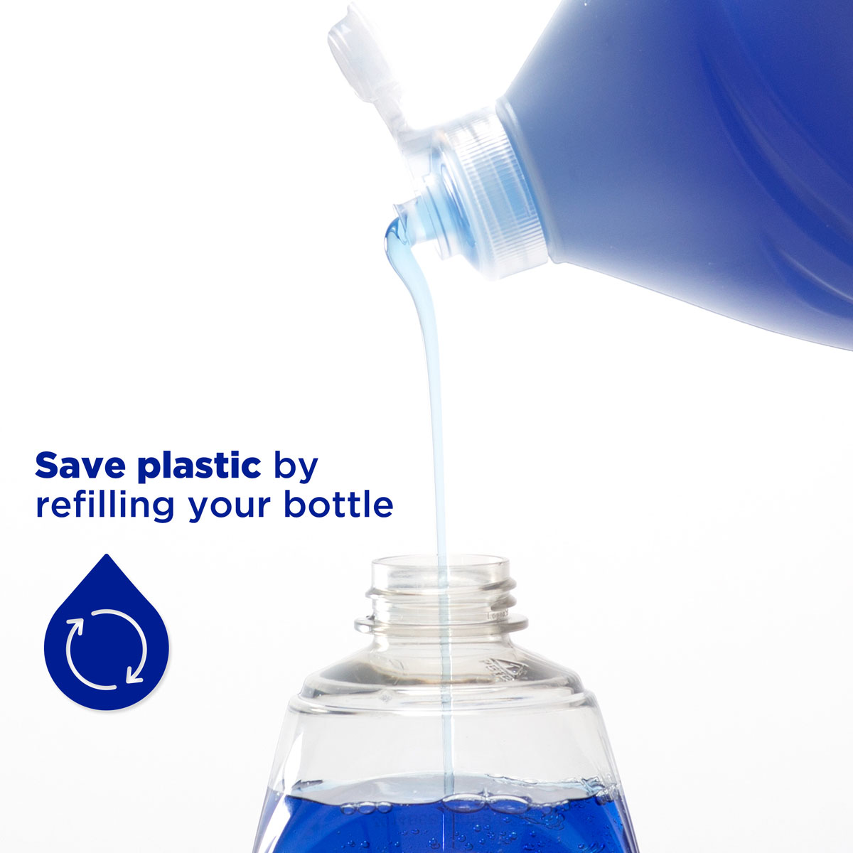 Save plastic by refilling your bottle