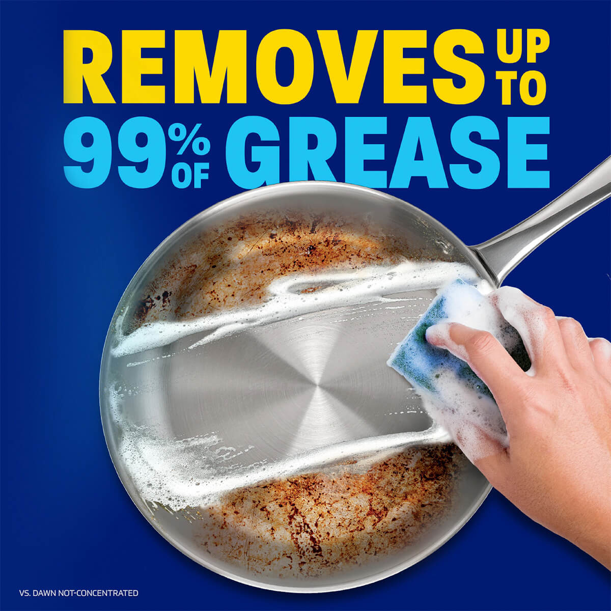 Removes up to 99% of grease