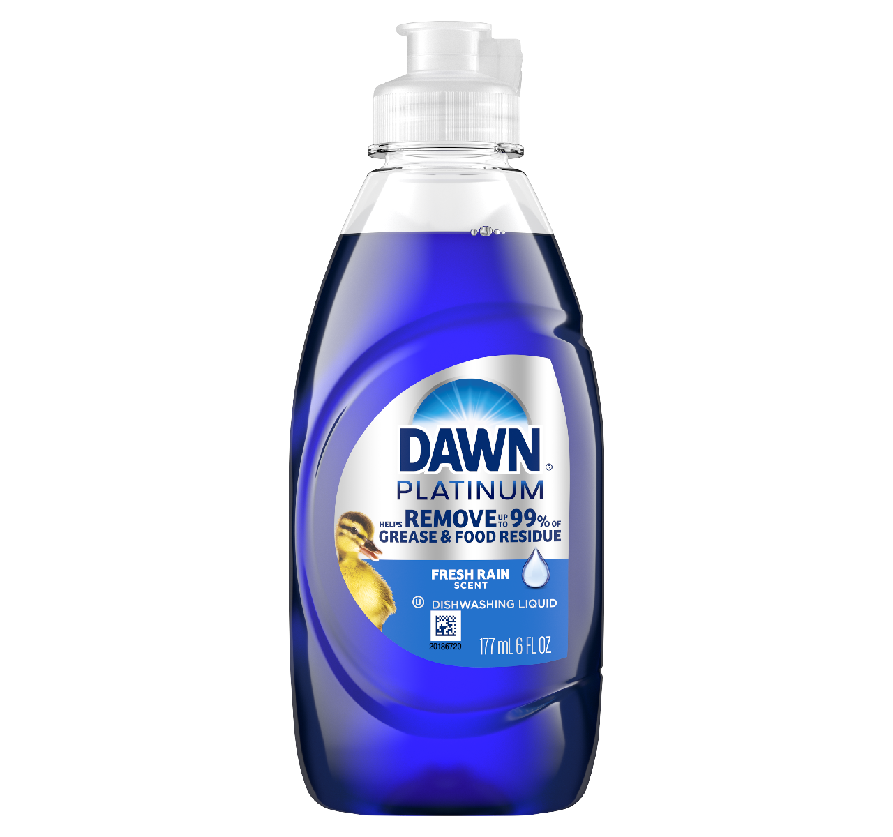 Dawn Platinum Dishwashing Liquid, Refreshing Rain 6 oz