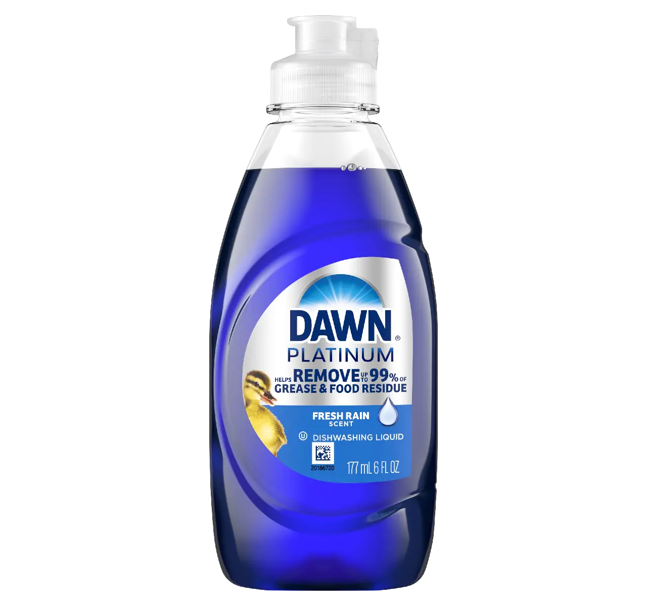 Dawn Platinum Dishwashing Liquid, Refreshing Rain 6 oz