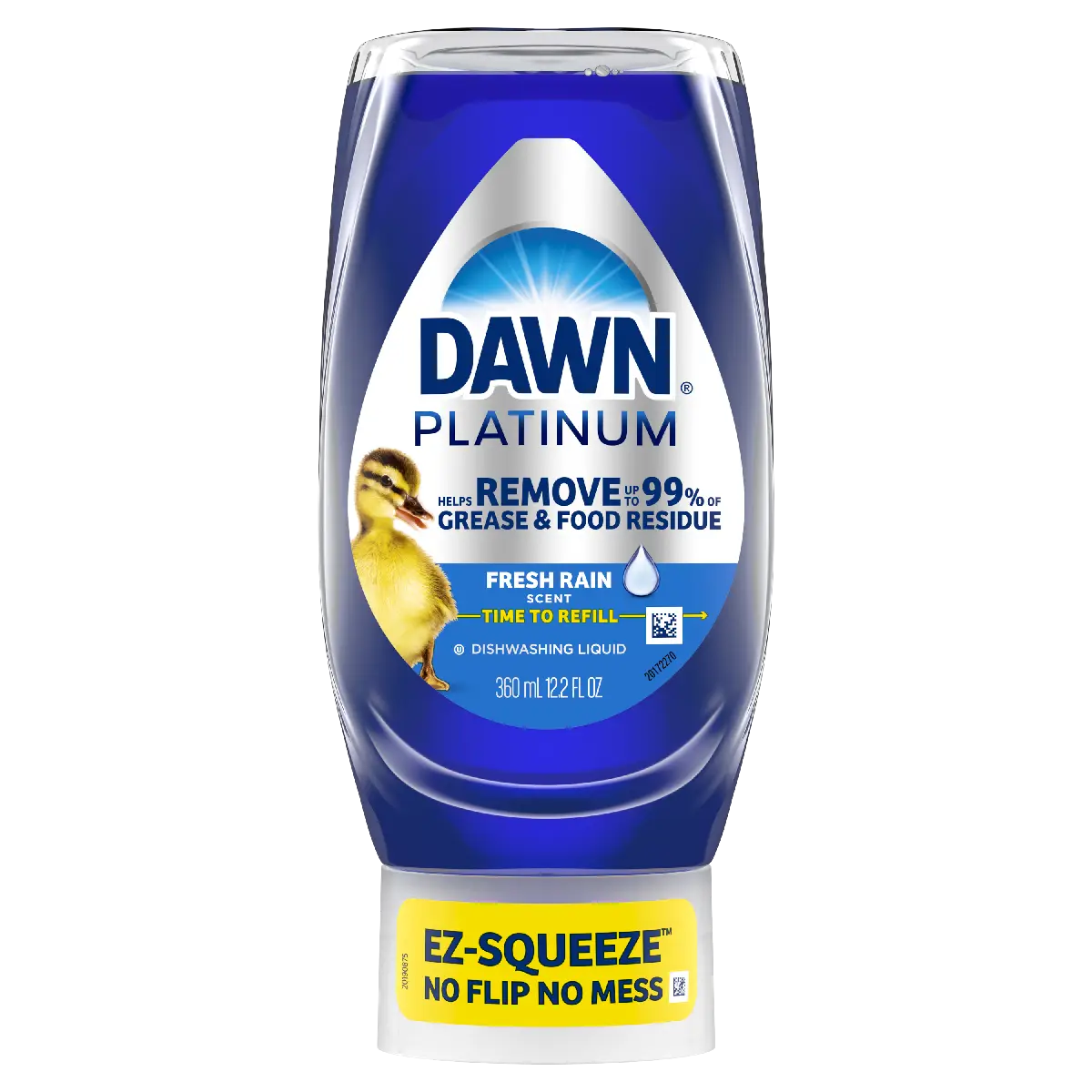 Dawn Platinum EZ-Squeeze, Refreshing Rain Scent 12.2 oz