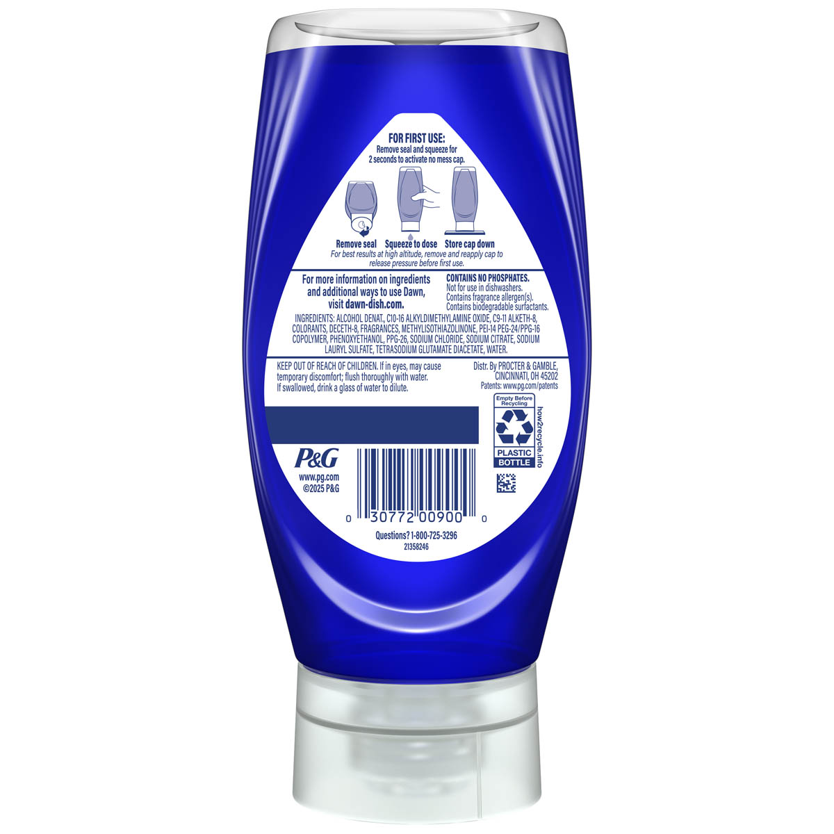 Dawn Platinum EZ-Squeeze with Fresh Rain Scent | Dawn