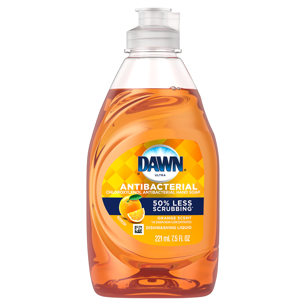 Dawn Antibacterial Hand Soap, Dishwashing Liquid, Orange 7.5 oz
