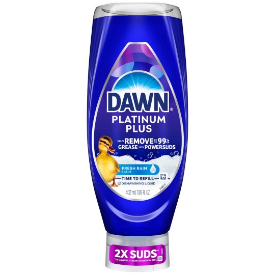 Dawn Platinum Plus PowerSuds Fresh 38 fl oz product package