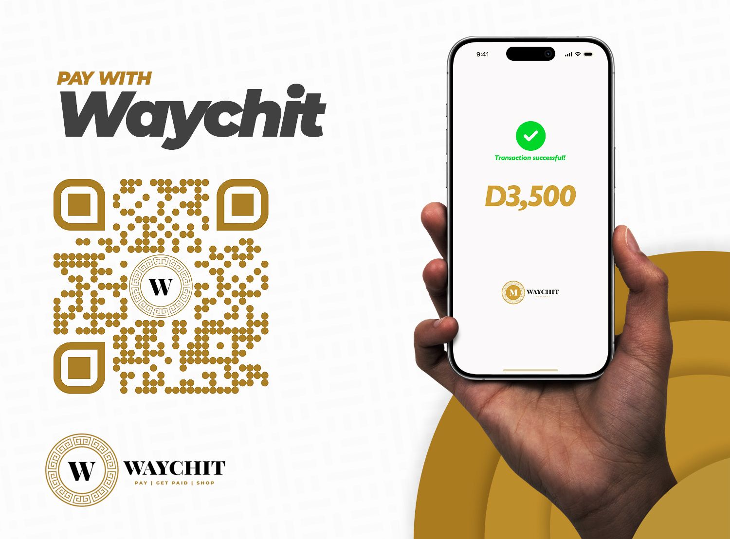 Waychit mobile in hand