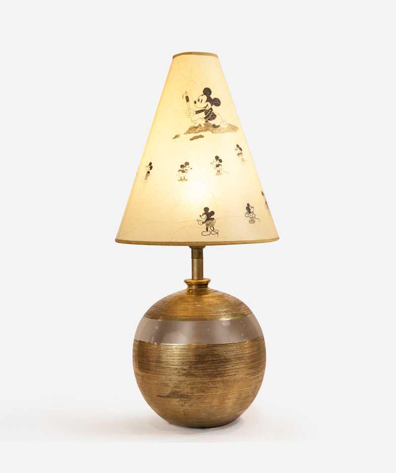 Zaccagnini - 'Mickey Mouse’ table lamp, circa 1950 - Table Lamps