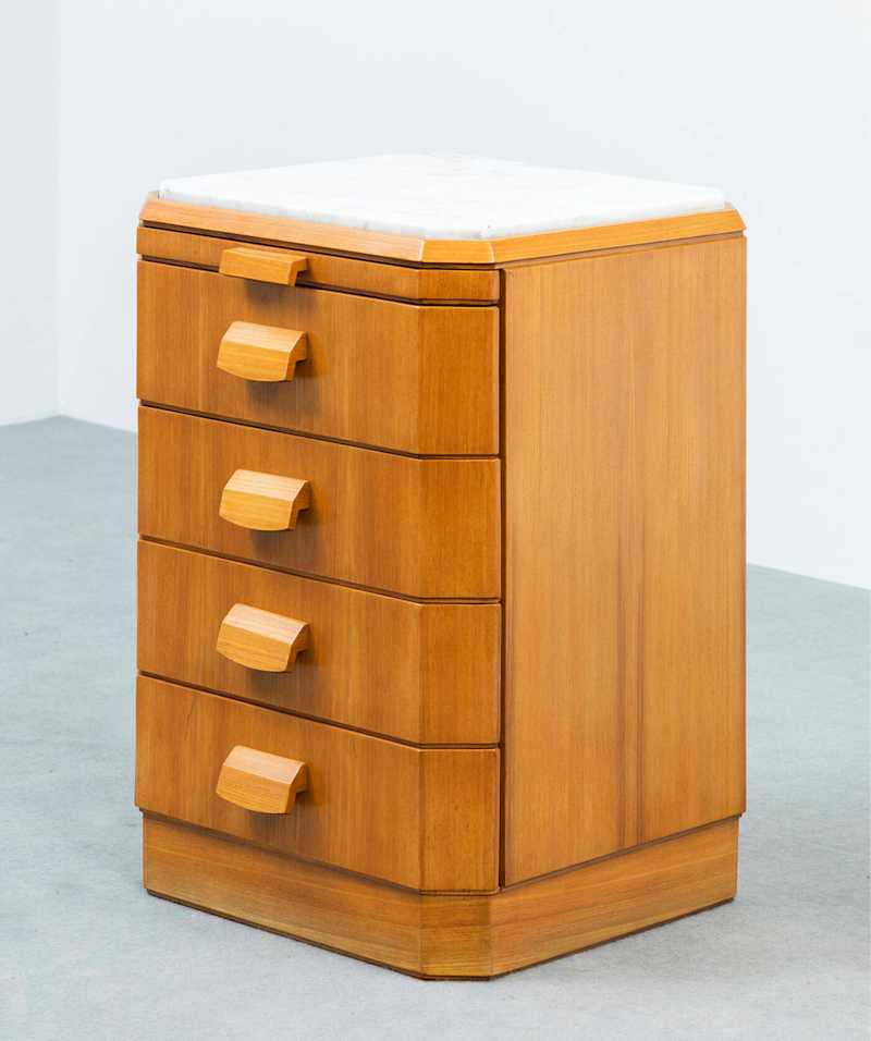 Arredamenti Dassi - Pair of bedside tables / chests of drawers, circa 1950s - Bedside Tables