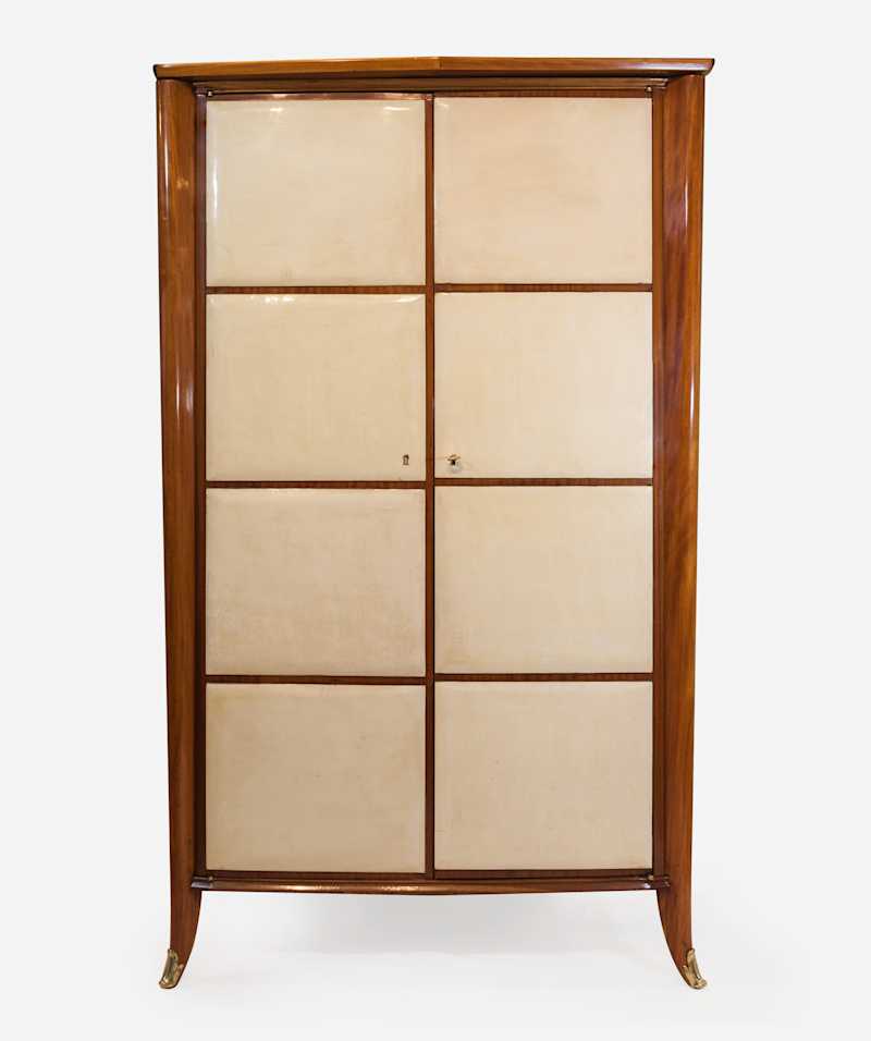 GAETANO BORSANI - Two-door wardrobe, circa 1930