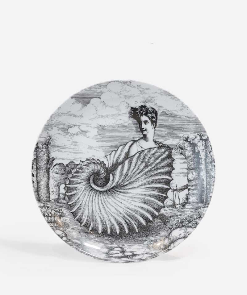 PIERO FORNASETTI - 'Le Oceanidi' decorative plate, circa 1950 - Decorative Objects