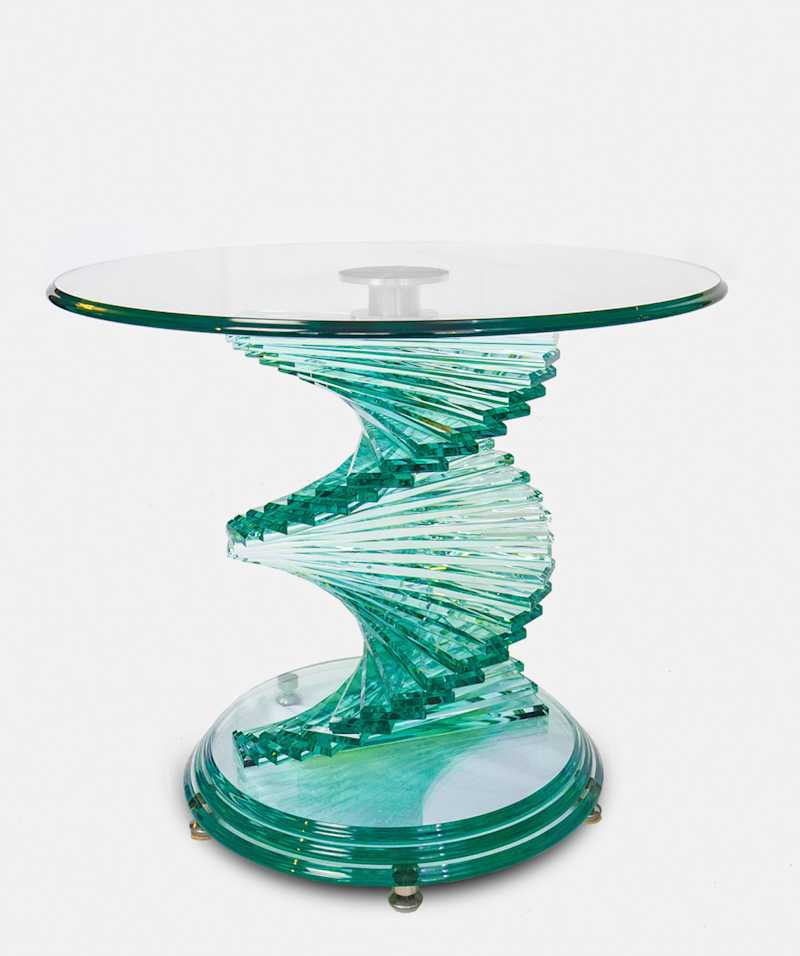 ITALIAN SCHOOL - Spiral side table, circa 1990s - Coffee Tables