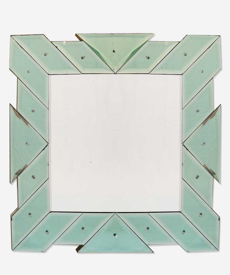 FONTANA ARTE - Square Mirror, circa 1940 - Mirrors