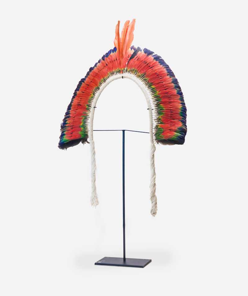   - Red indigenous headdress - Decorative Objects