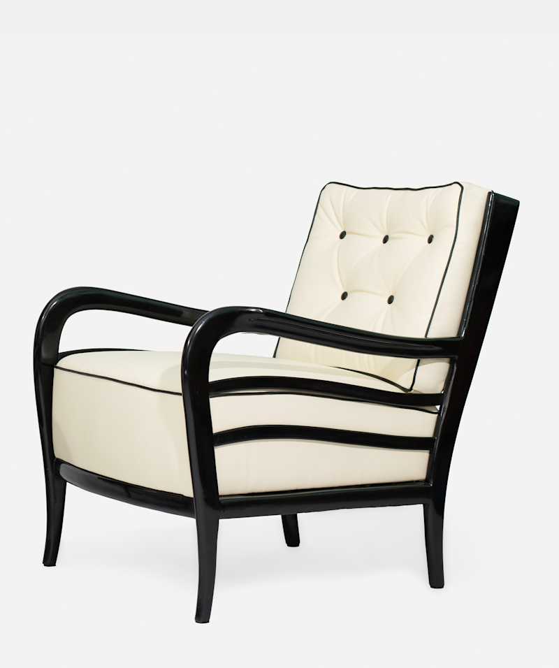 Paolo Buffa - Pair of armchairs, circa 1940s. - Armchairs & Sofas